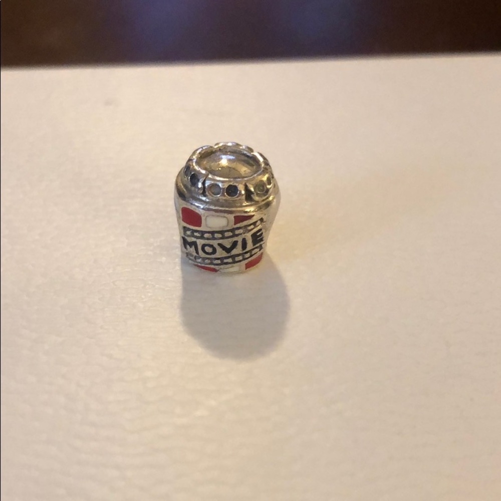 “Movie” Sliding Charm-Sterling-Fits Pandora